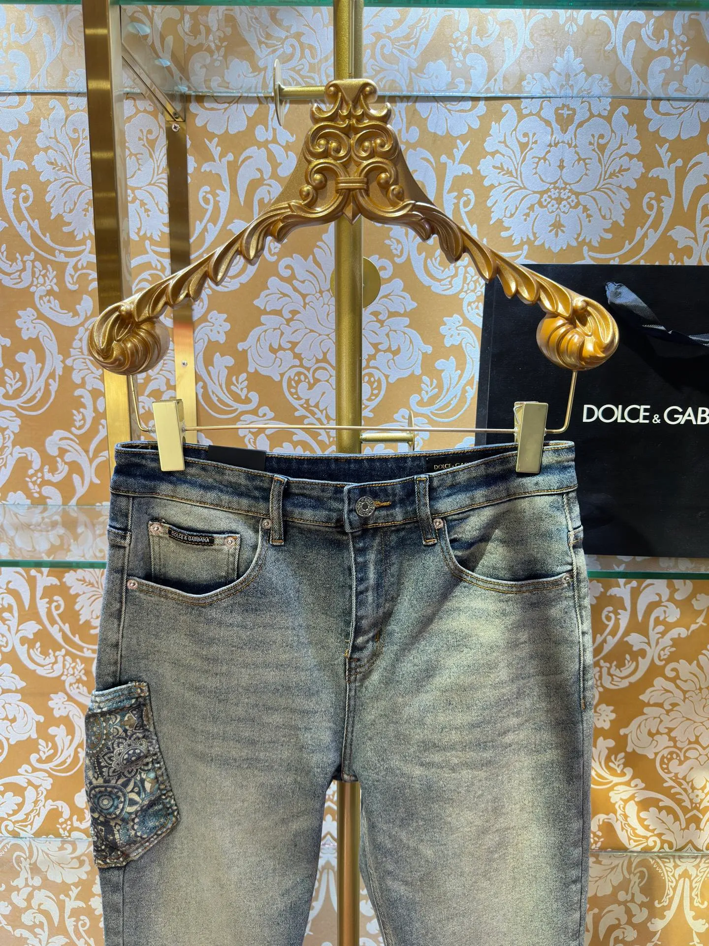 𝘿𝙊𝙇𝘾𝙀 & 𝙂𝘼𝘽𝘽𝘼𝙉𝘼 2026New Arrival Blue DG :Blue Sizes:30-36